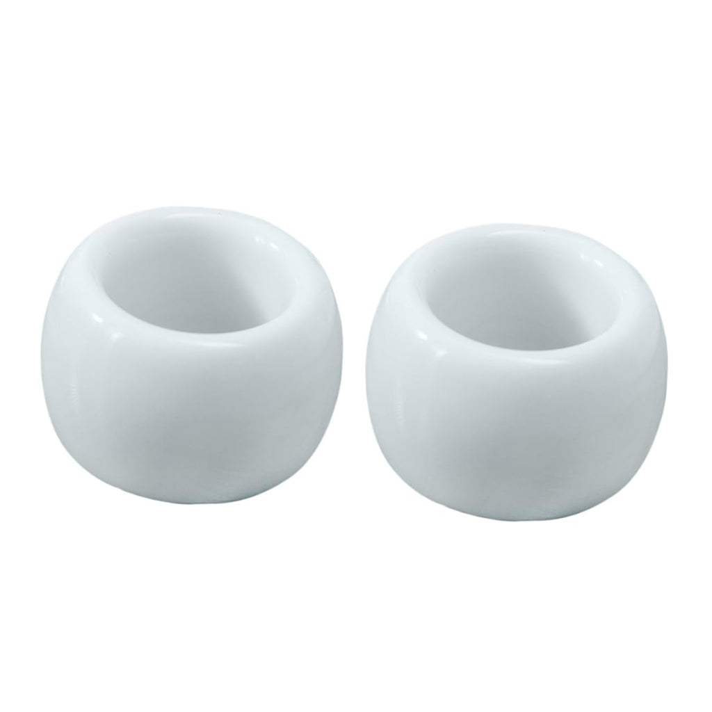 2-Pack White Ceramic Electric Toothbrush Holder Stand S2874