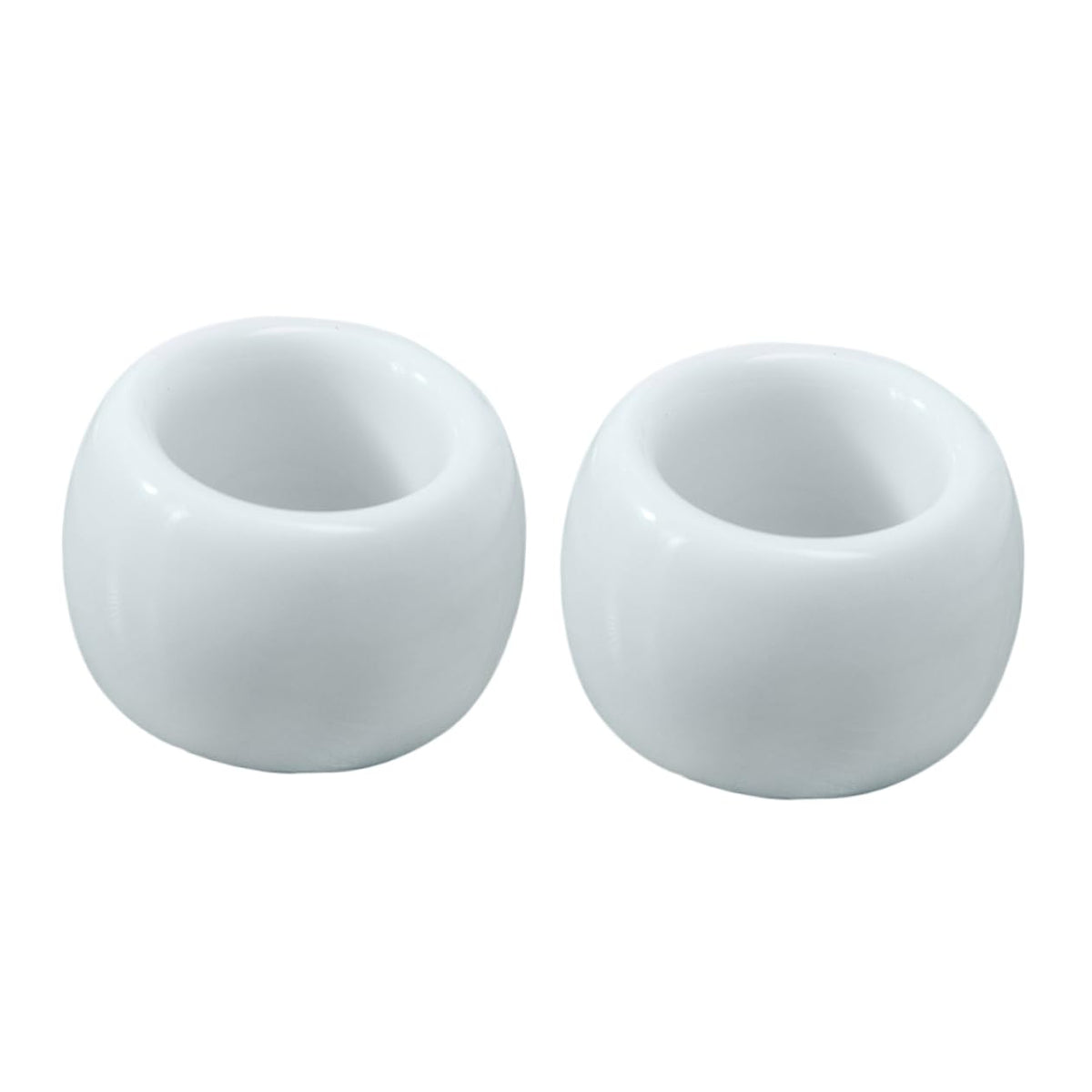 2-Pack White Ceramic Electric Toothbrush Holder Stand S2874