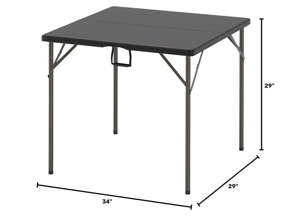 34 Inch Black Folding Card Table X281
