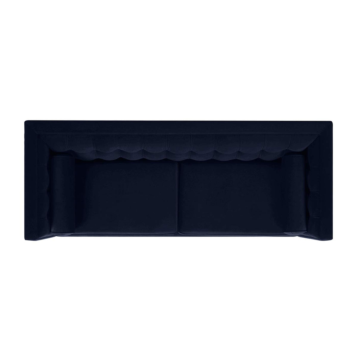 Dark Navy Blue Performance Velvet Tufted Sofa M89936
