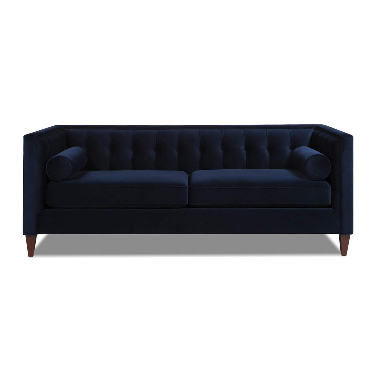 Dark Navy Blue Performance Velvet Tufted Sofa M89936
