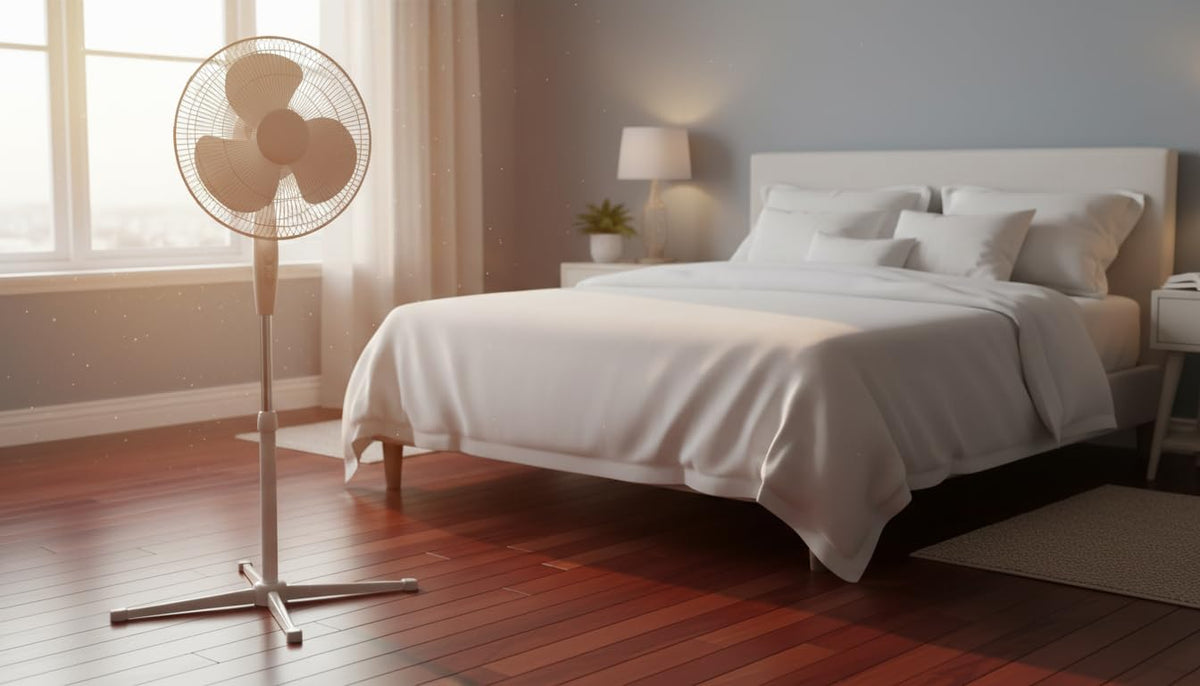 16 Inch Oscillating Pedestal Fan with Remote X46411
