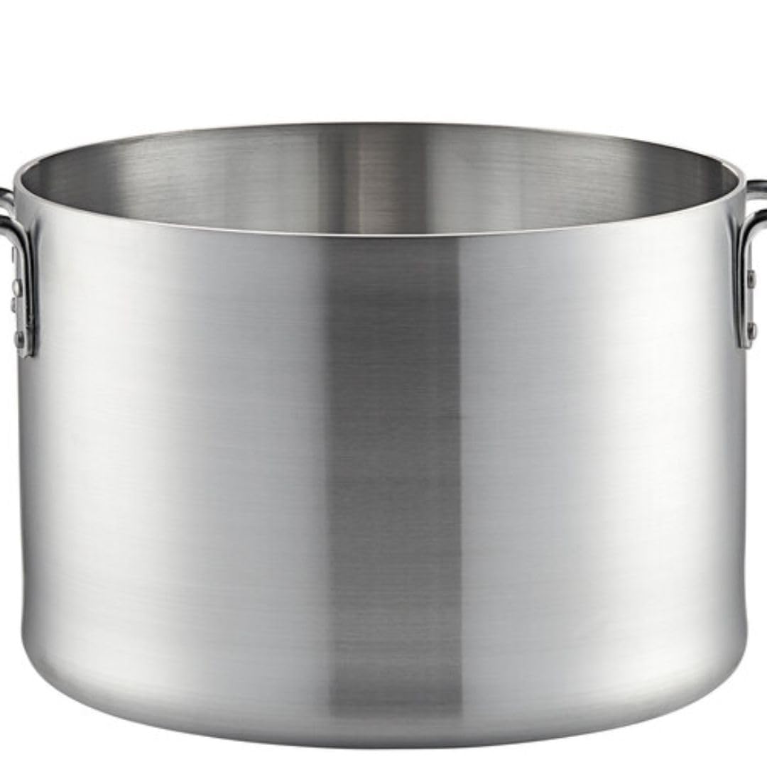 60 qt Heavy Weight Aluminum Sauce Pot with Riveted Handles H479