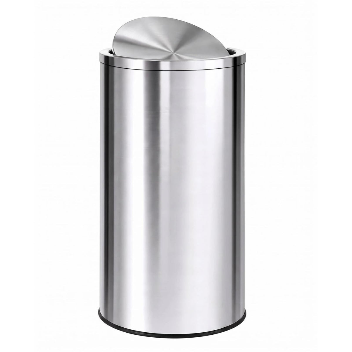 13.2 gal Stainless Steel Swing Top Trash Can Z577