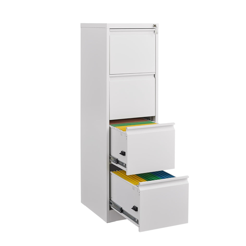 4 Drawer Vertical Metal File Cabinet with Lock I2247