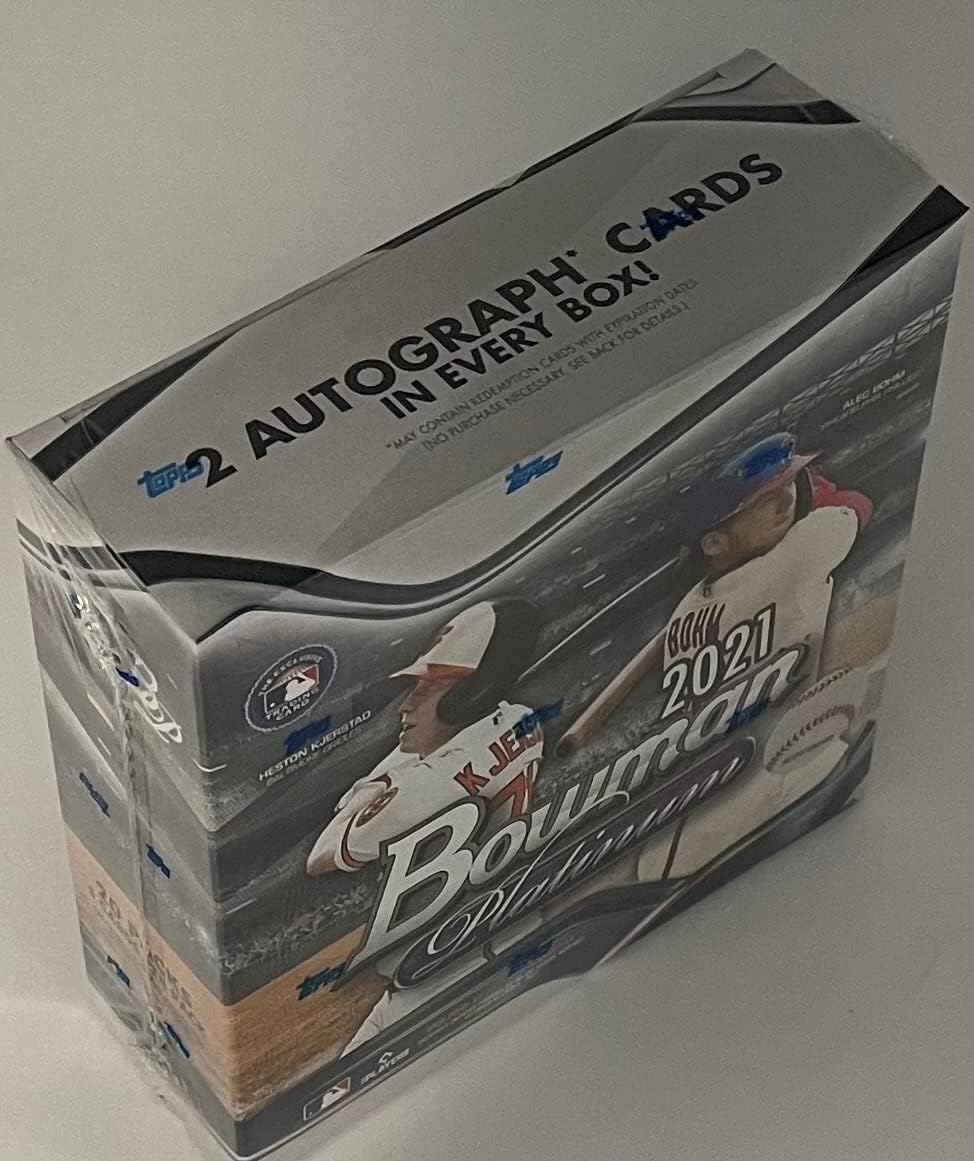 2021 Bowman Platinum MLB Baseball Card Mega Box F4766