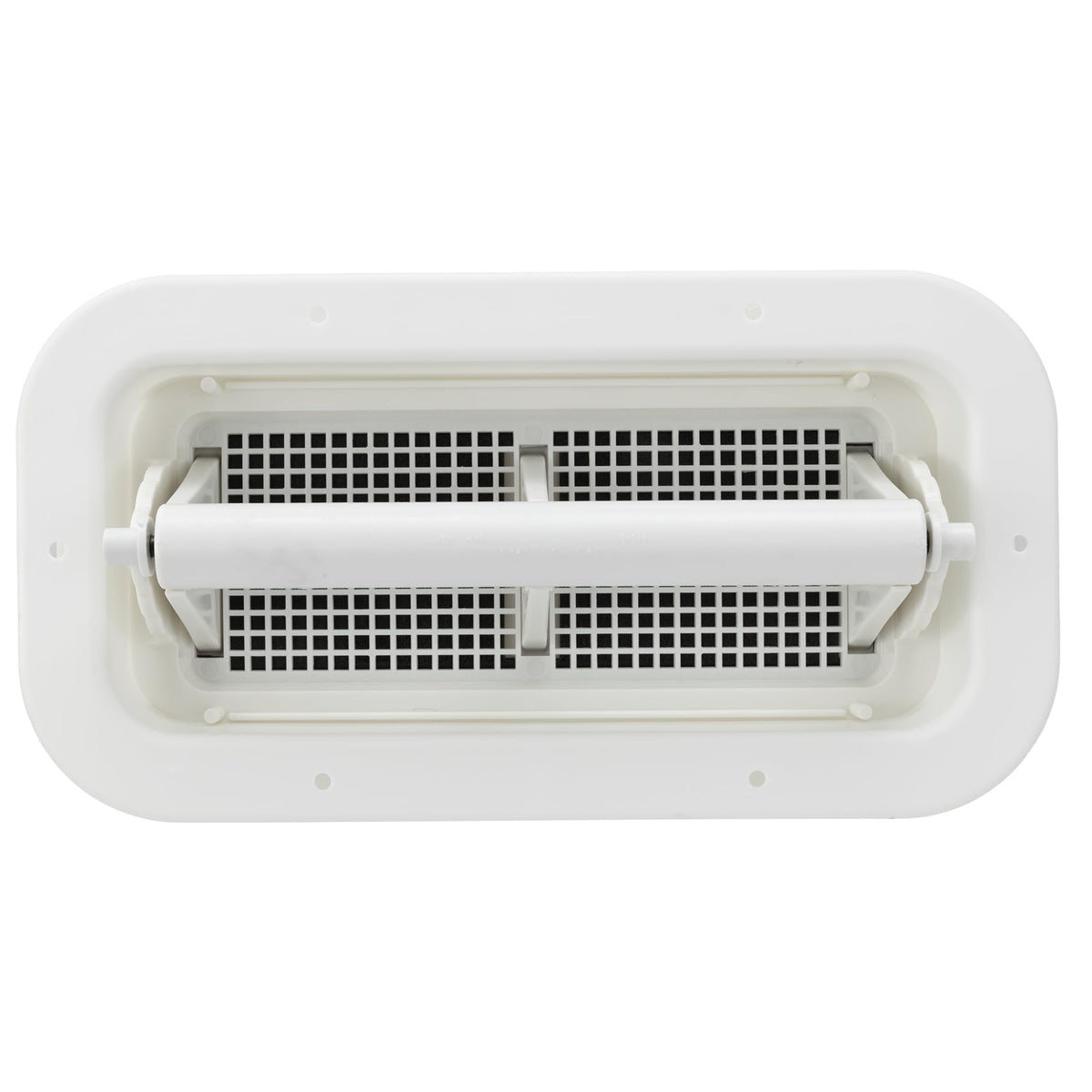 Two Way Plastic Vent with Trim Ring and Built-in Screen, 2 Pack, White U40102