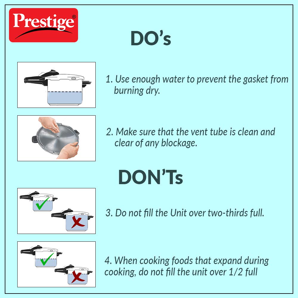 2 L Hard Anodised Pressure Cooker with Glass Lid F4419