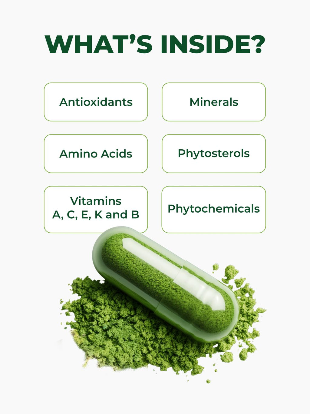 Organic Moringa Capsules 120ct 500mg G1390