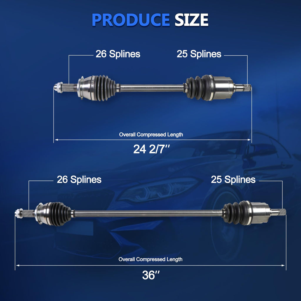 CV Axle Joint Assembly Front J540