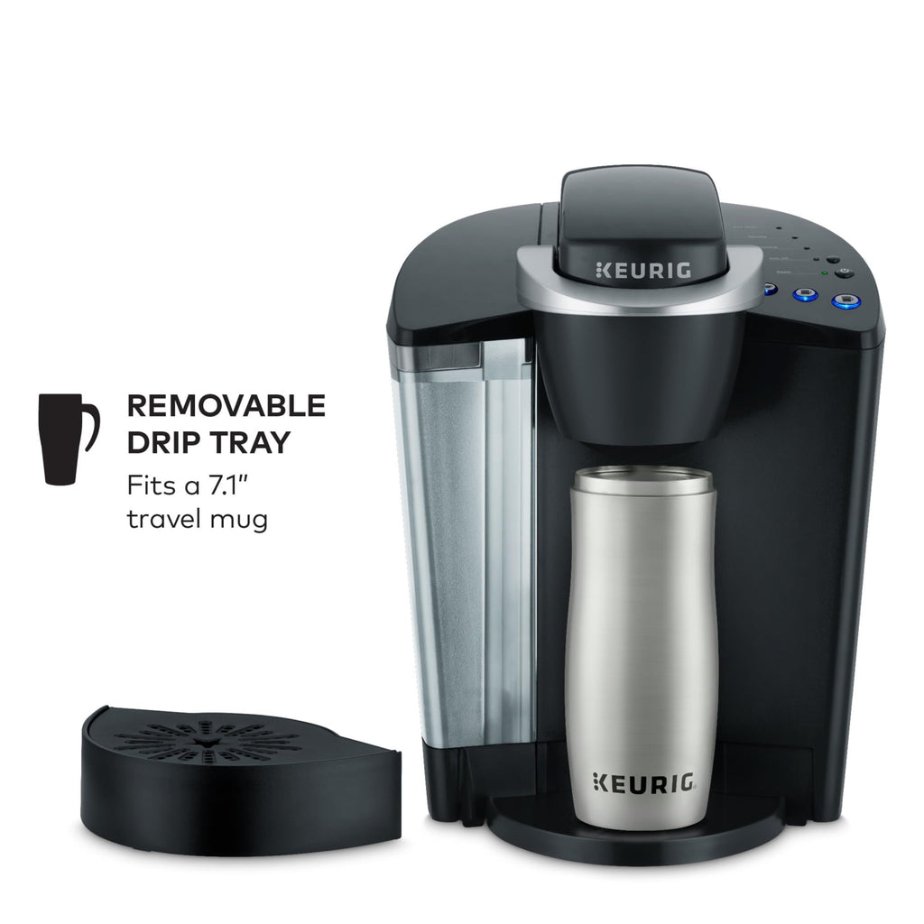 Single Serve K-Cup Pod Coffee Maker with 3 Brew Sizes, Black G292821