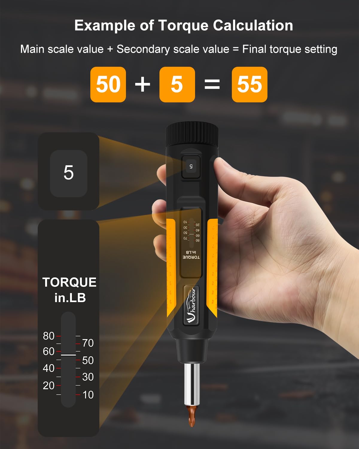 10-80 in.lb Torque Screwdriver Set U190