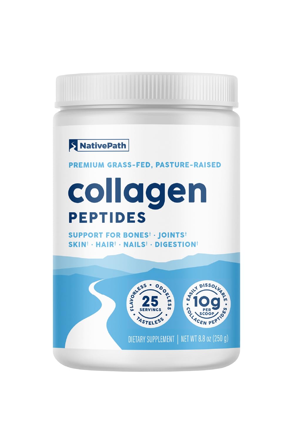 Hydrolyzed Type 1 & 3 Collagen Powder 8.8 oz E73885