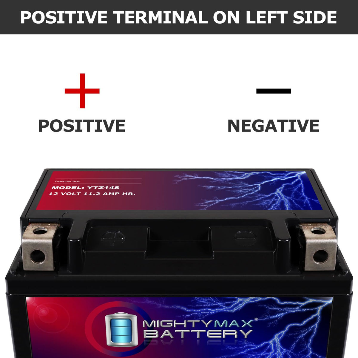 12 Volt 11.2 AH 230 CCA Rechargeable Maintenance Free SLA AGM Motorcycle Battery A934