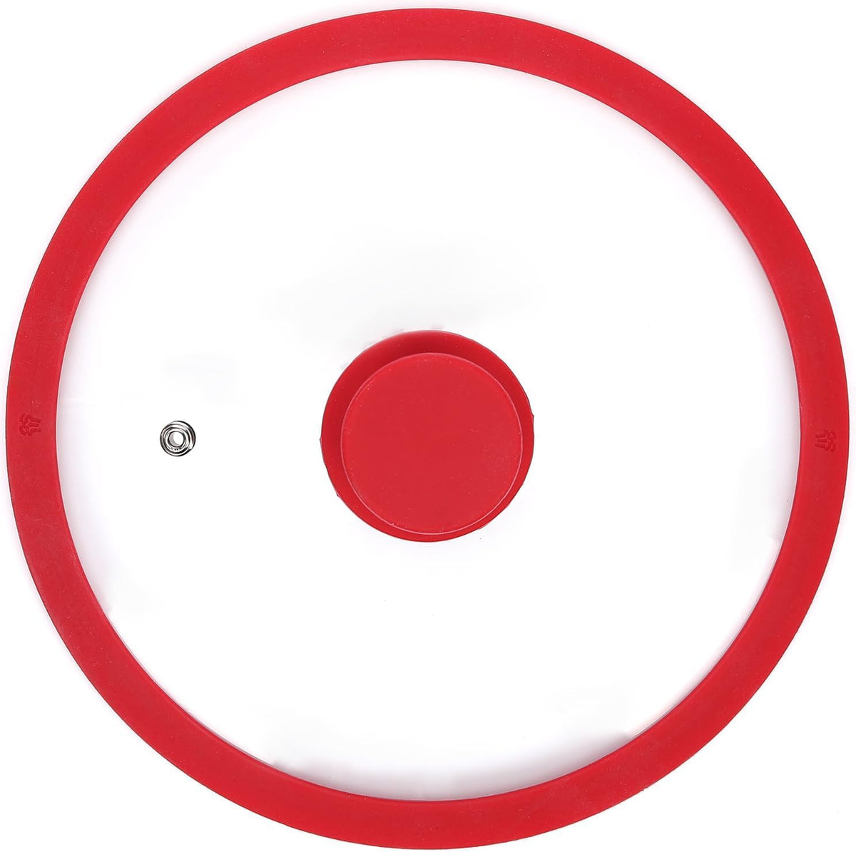 Vented Tempered Glass Cookware Lid Red 1 Pack L211102