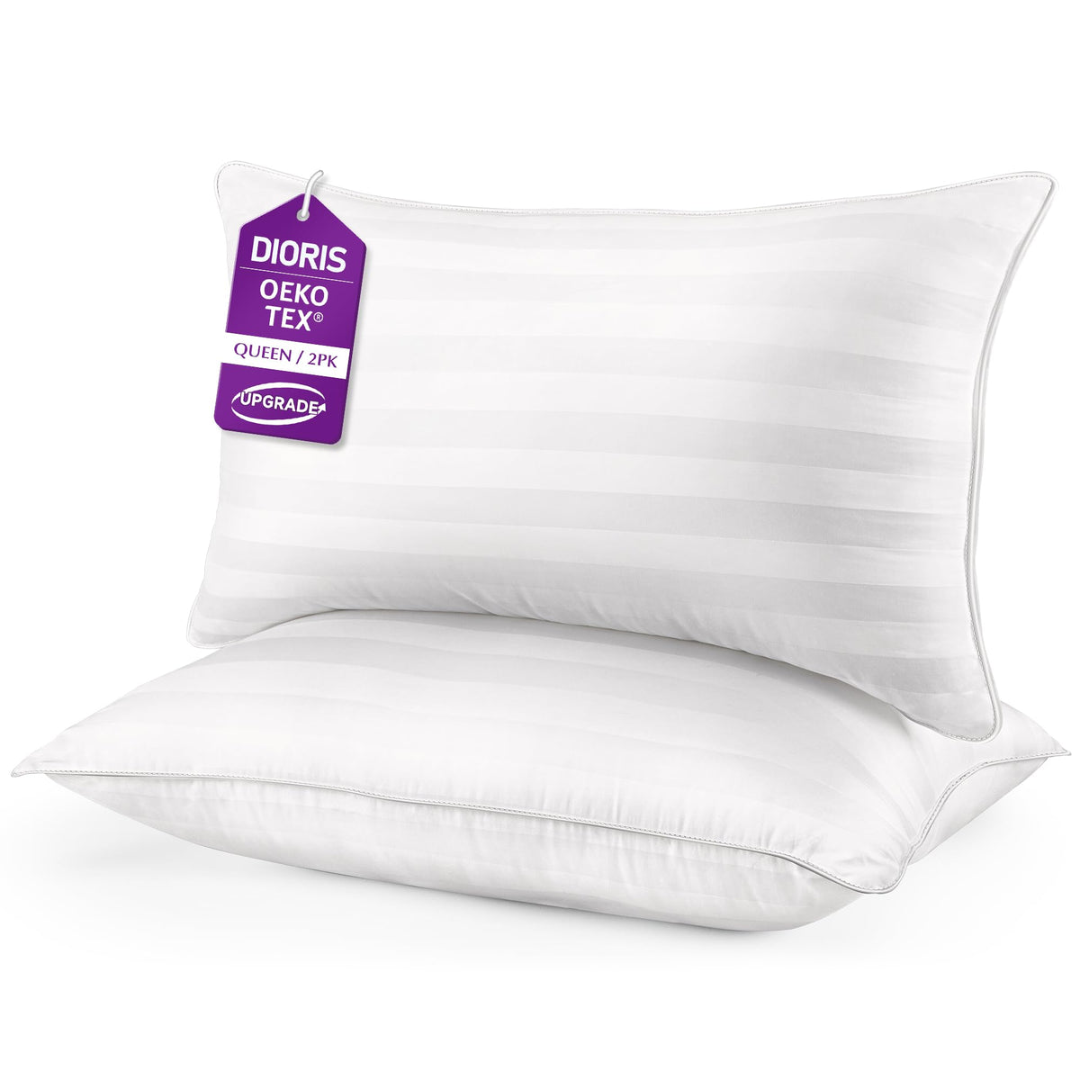 King Size Set of 2 Soft Sleeping Pillow J2162