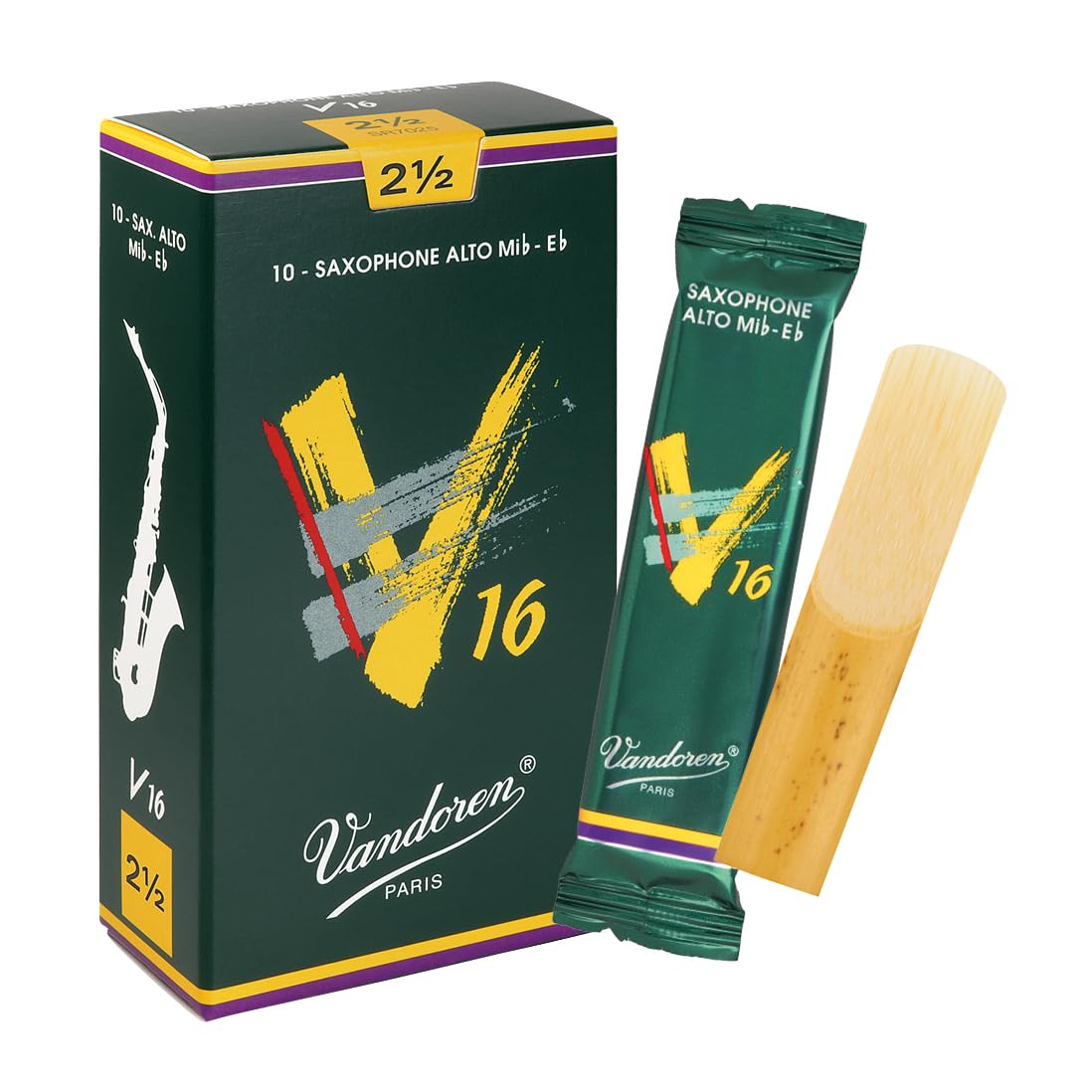 Alto Sax V16 Reeds Strength 2.5 Box of 10 Z2371