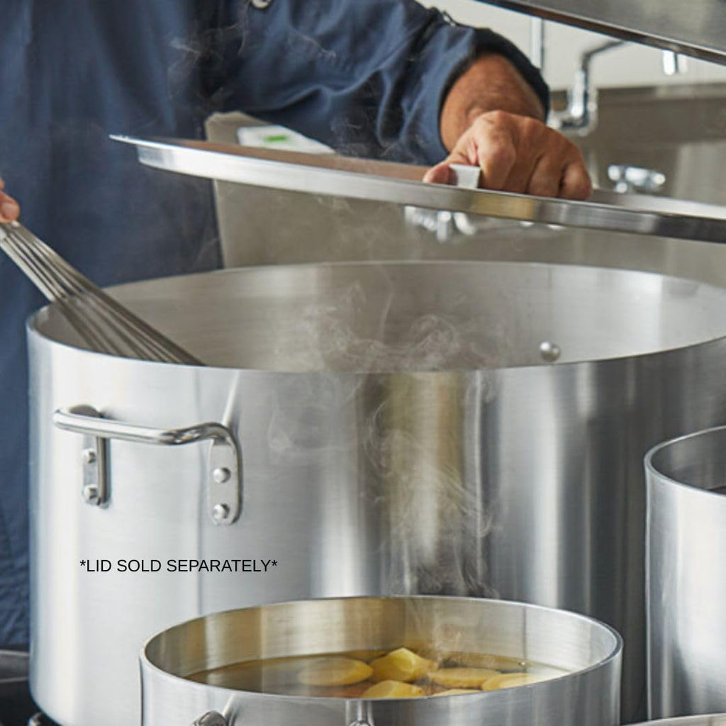 60 qt Heavy Weight Aluminum Sauce Pot with Riveted Handles H479