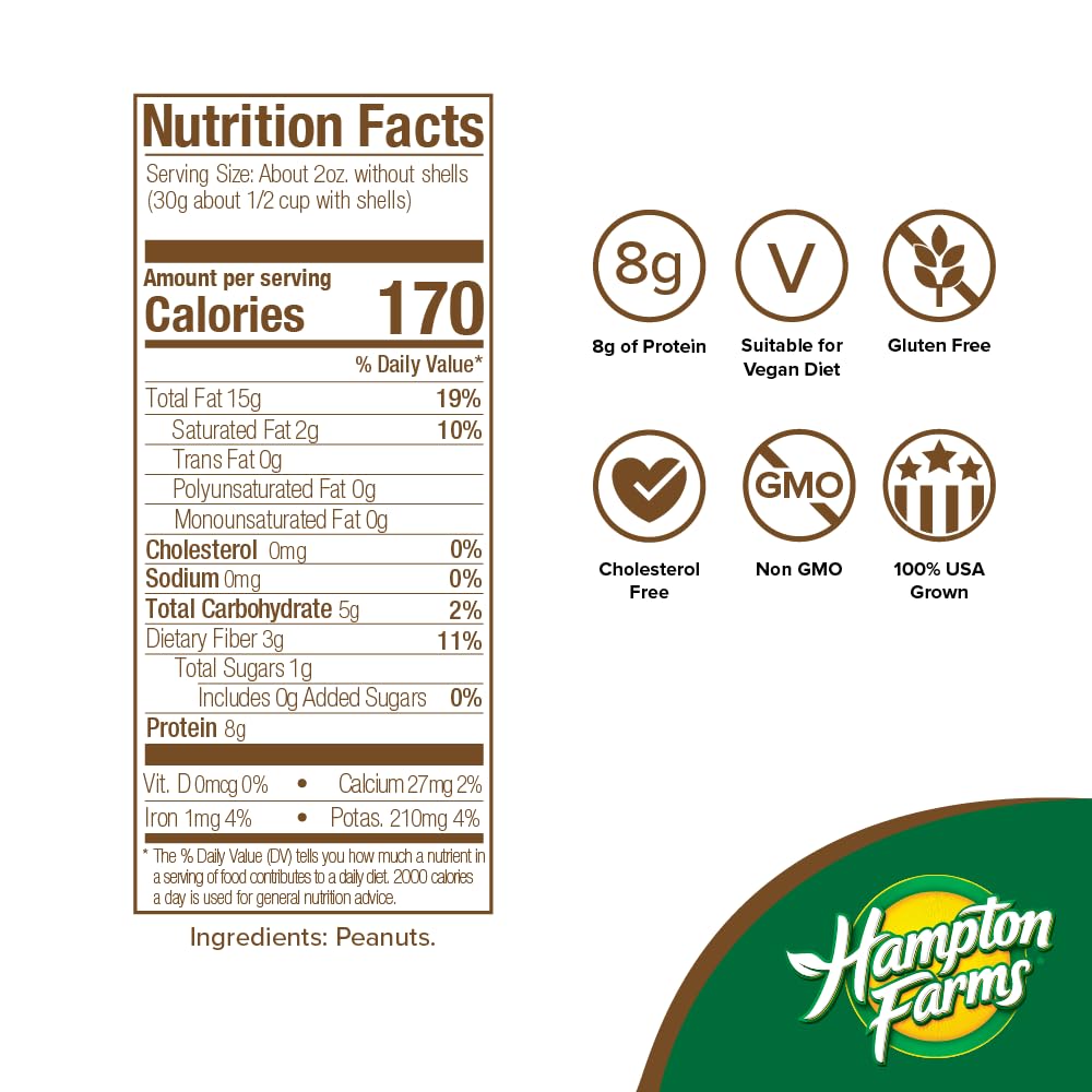 Jumbo Raw Natural In-Shell Peanuts 25 lb. Box R283947