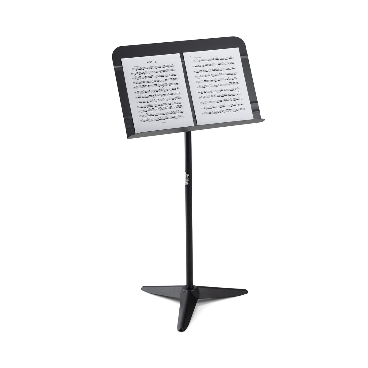 Black Steel and Aluminum Music Stand I434
