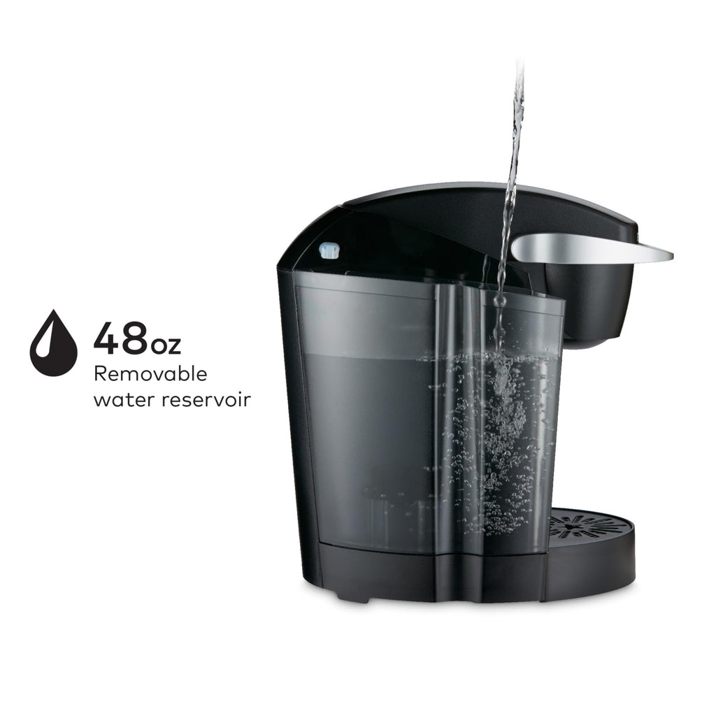 Single Serve K-Cup Pod Coffee Maker with 3 Brew Sizes, Black G292821
