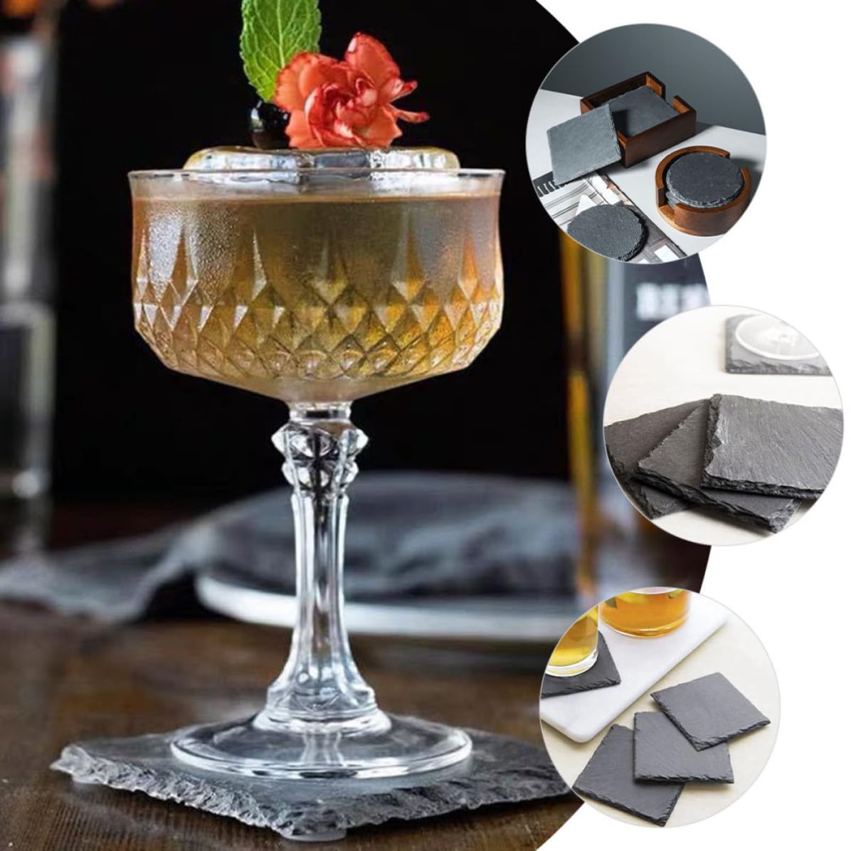 Natural Stone Drink Coasters I81123