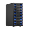 Aluminum 8 Bay Hard Drive Enclosure with Cooling Fan R842253