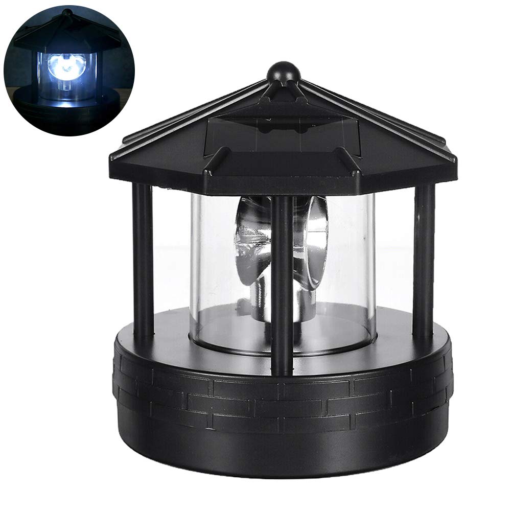 Solar Powered Rotating Lighthouse G561186