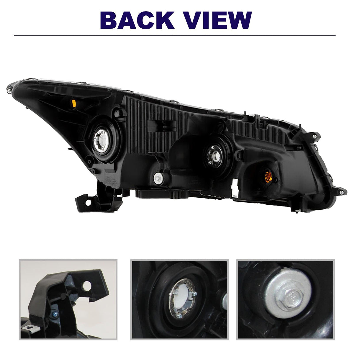 Headlights with Amber Reflector N7246