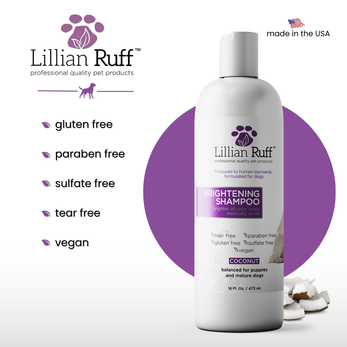 Brightening Dog Shampoo with Aloe & Provitamin B5 16oz R797766