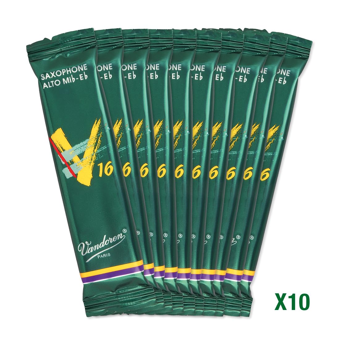 Alto Sax V16 Reeds Strength 2.5 Box of 10 Z2371