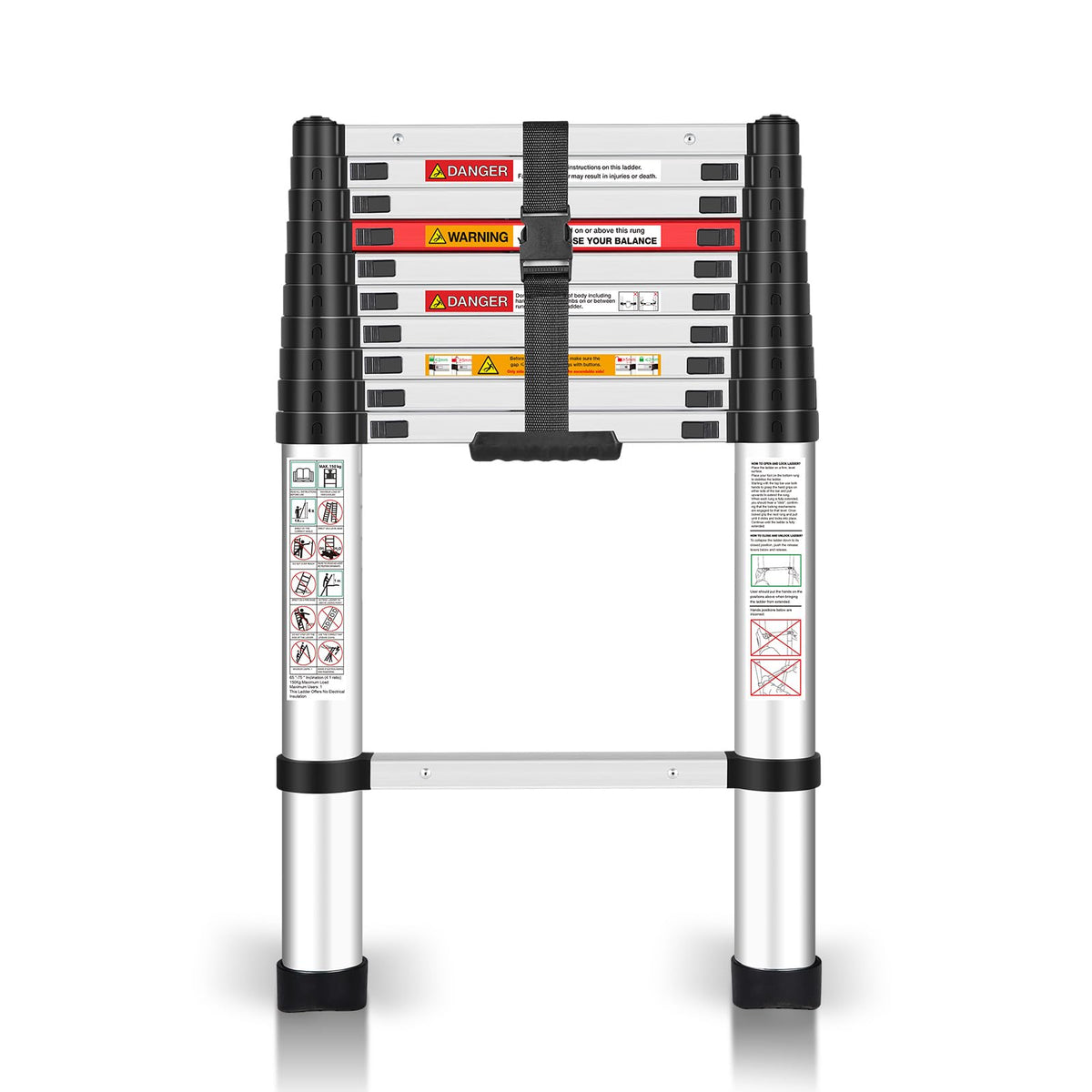10.5 Feet Aluminum Telescoping Ladder M731