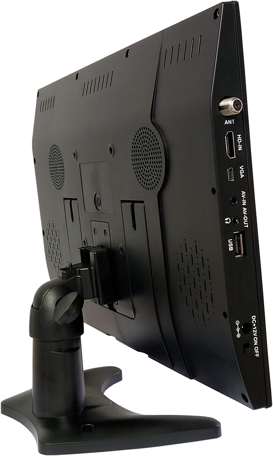 14” Portable LCD TV Monitor 1080P Rechargeable Battery Operated with Remote Control N7250