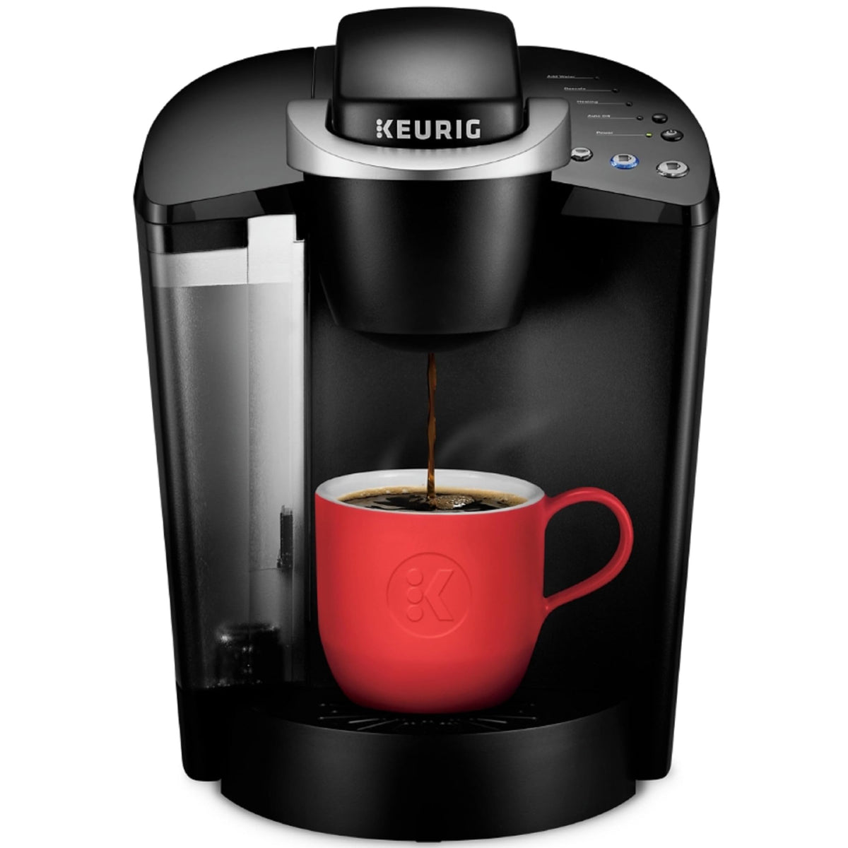 Single Serve K-Cup Pod Coffee Maker with 3 Brew Sizes, Black G292821