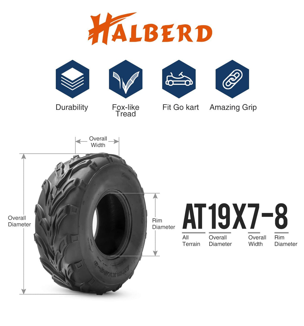 19x7-8 Tubeless ATV Tire N476289
