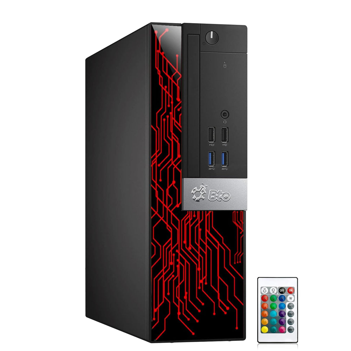 RGB Gaming PC with 24 Inch Monitor Intel i5 16GB RAM 512GB SSD K680
