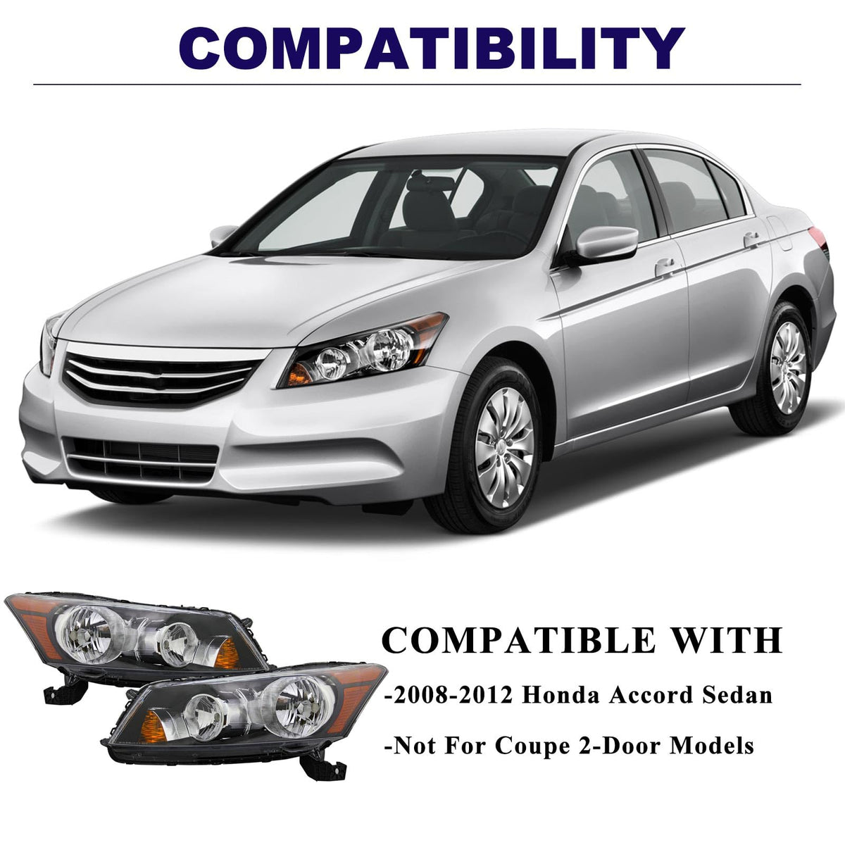 Headlights with Amber Reflector N7246