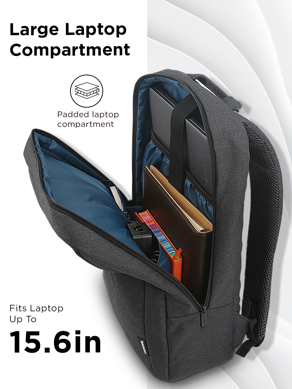 Black 15.6-Inch Laptop Backpack Z59666