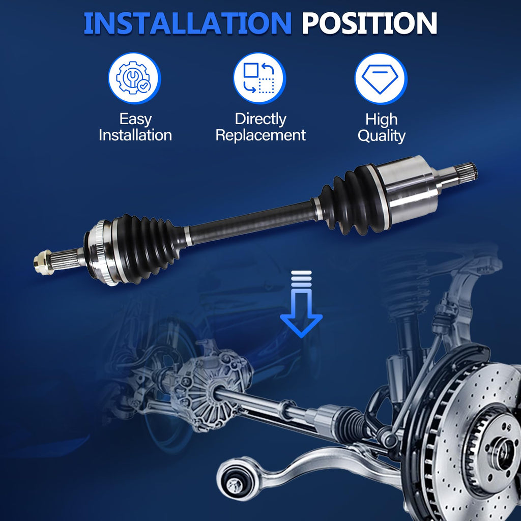 CV Axle Joint Assembly Front J540
