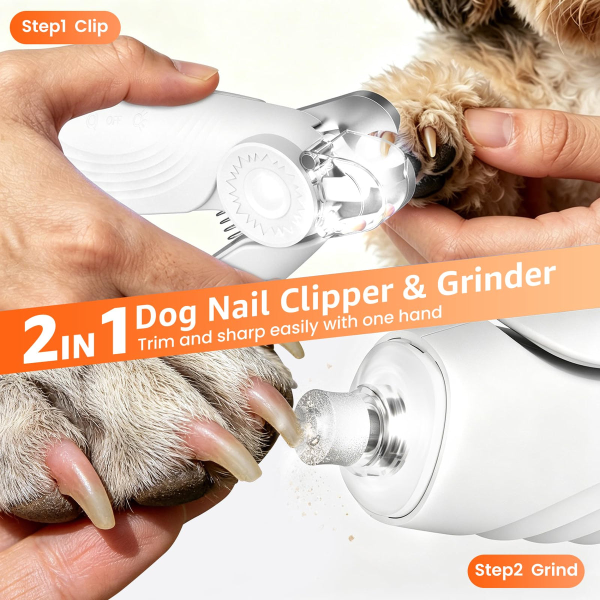 2-in-1 Dog & Cat Nail Clippers and Grinder C929