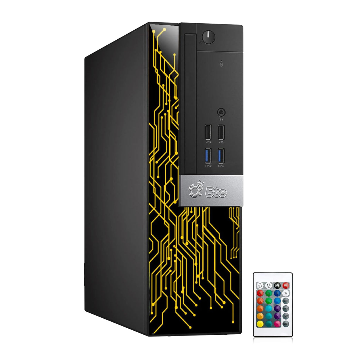 RGB Gaming PC with 24 Inch Monitor Intel i5 16GB RAM 512GB SSD K680