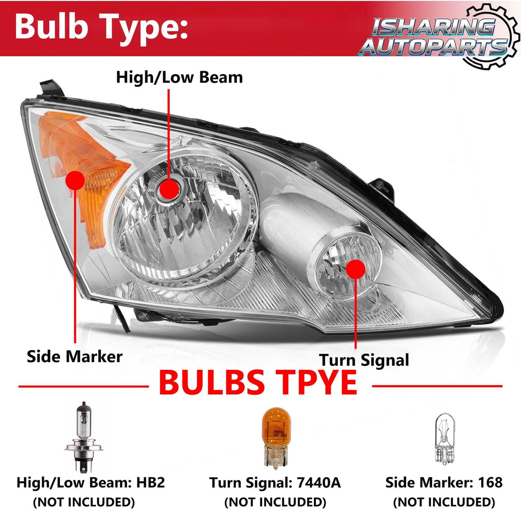 Headlights for 2007-2011 Honda CR-V Y138