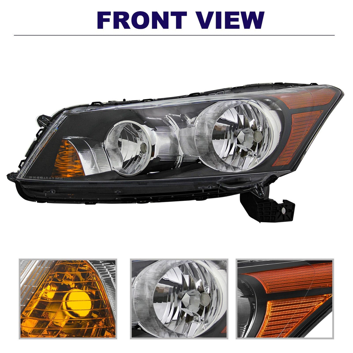 Headlights with Amber Reflector N7246