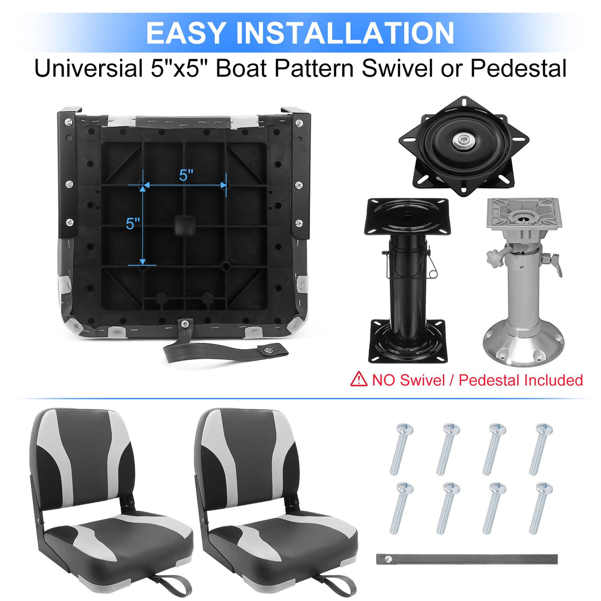Folding Boat Seat 2 Pack D561