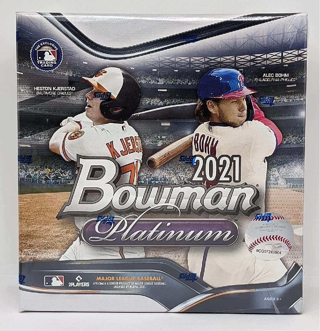 2021 Bowman Platinum MLB Baseball Card Mega Box F4766