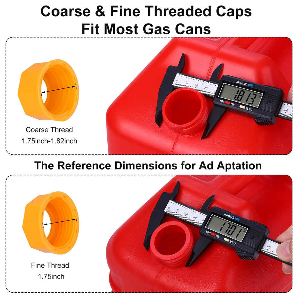 Gas Can Spout Replacement with 37 Accessories V791