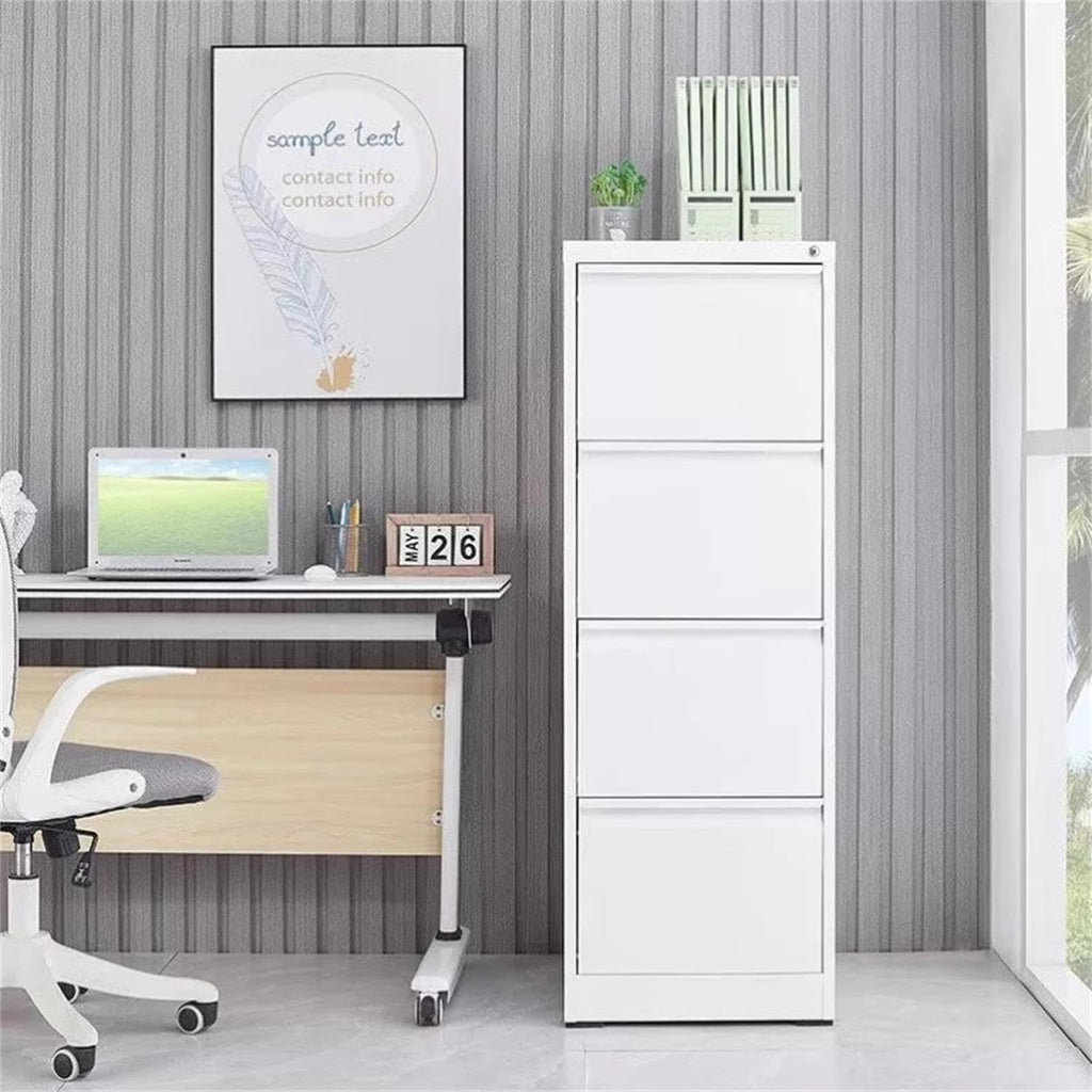 4 Drawer Vertical Metal File Cabinet with Lock I2247