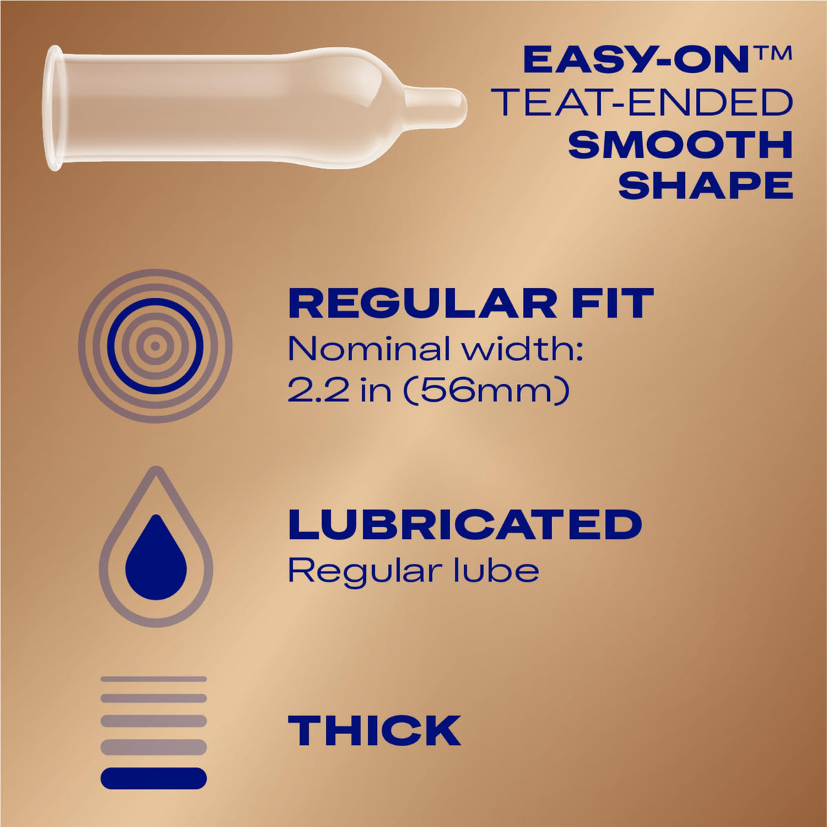 Non Latex Lubricated Condoms, 36 count G7246