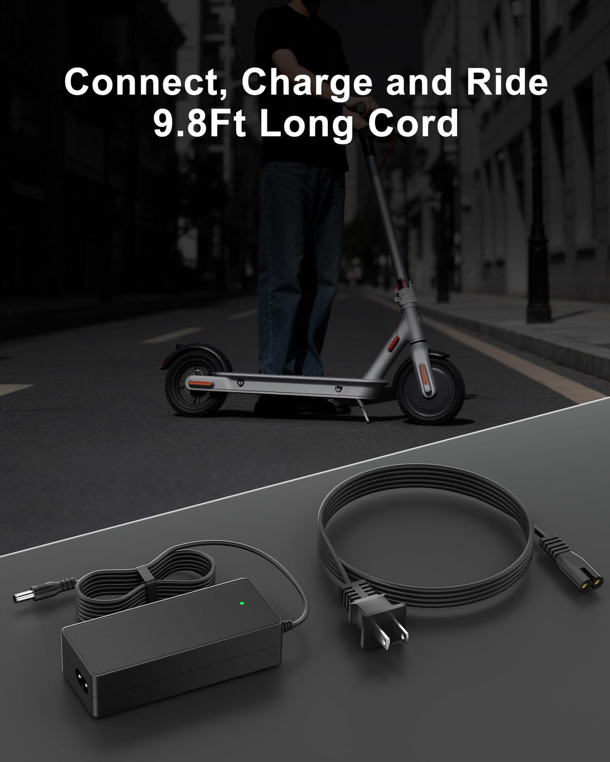 42V 2A Electric Scooter Charger with LED Indicator F479211