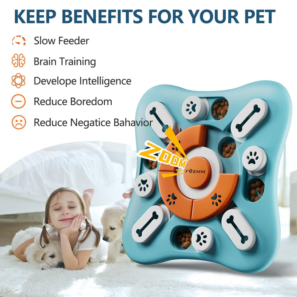 Interactive Dog Treat Puzzle Toys P129